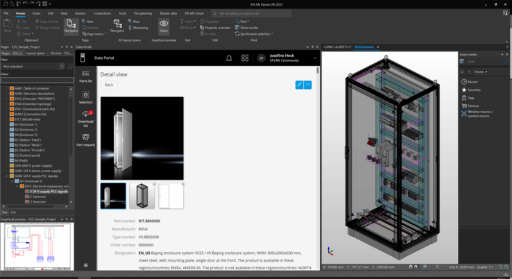 Ahorre tiempo en la configuración mediante la transferencia directa de los datos de componentes.